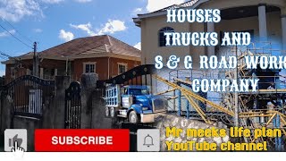 DRIVE WITH ME TO TOP GREEN VALE DISTRICT IN MANCHESTER AND SEE SOME TRUCKS ANDHOUSE 🇯🇲 [upl. by Sanez]