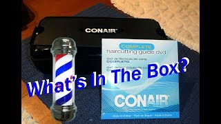 Conair Model HC224GBC 24 Piece Custom Cut Haircut Kit Unboxing 💇📹📀🗨👍😃 [upl. by Birgit]