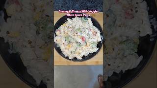 Creamy and Cheezy With Veggies White Sauce Pasta  Youtubeshorts  food shorts Flora kitchen Yumm [upl. by Adeirf]