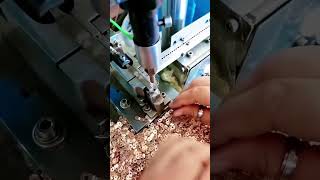 Riveting process of wiring terminals [upl. by Natsirt560]