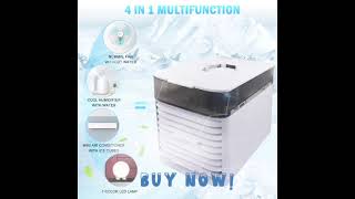 Portable Ultra Air Cooler with 7 LED Color Light [upl. by Andrews]