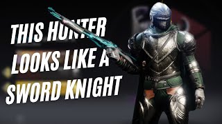 DESTINY 2 HUNTER FASHION HOW TO LOOK LIKE A KNIGHT IN PVP [upl. by Liauqram]