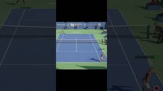 TopSpin 2K25 online tiebreak 1715 rage quitting opponent Shorts tennis [upl. by Genesia]