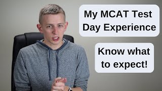 The MCAT Test Day Experience amp Recreating it for Practice Tests [upl. by Lillywhite]