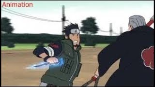 ASUMA VS HIDAN Full Fight HD  60Fps [upl. by Ocinemod]