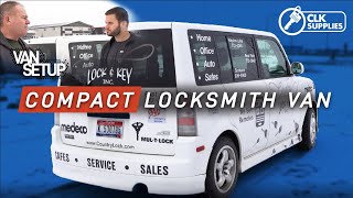 Locksmithing 101  Economy amp Compact Locksmithing quotVanquot Setup  Scion XB [upl. by Kela640]