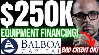 250K EQUIPMENT FINANCING BUSINESS LOANS  BUSINESS CREDIT for BAD CREDIT [upl. by Izak36]