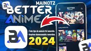 BETTER ANIME VERSÃO 15  ATUALIZAÇÃO 2024 ANÁLISE [upl. by Obeded762]