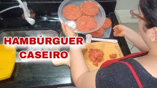 COMO FAZER HAMBÚRGUER CASEIRO DE CARNE MOÍDA canaldadesi6007 [upl. by Oliver498]