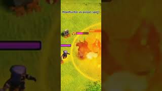 Headhunter vs poison spell  clash of clans  clashofclans trendingshorts coc shorts [upl. by Gnat]