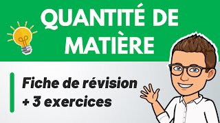 Calculer une QUANTITÉ DE MATIÈRE ✅ 1ère  Terminale spé  Chimie [upl. by Etna739]