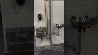 Hand Wash Sink Install in Auto Garage by nateplumbs  Sluyter Company Ltd [upl. by Pegma]