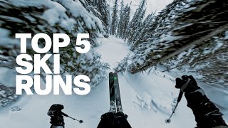 My Top 5 Ski Runs of 2023  GoPro POV 4K [upl. by Salli]