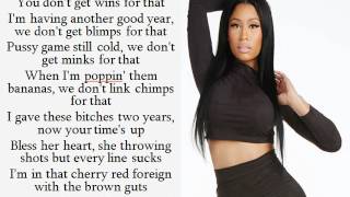 Jason DeruloSwallafeat Nicki Minaj amp Dolla ignLYRICS [upl. by Zel]