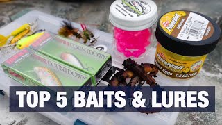 Top 5 Baits amp Lures For Trout Fishing ANY Body Of Water Do You Agree [upl. by Nosaes]