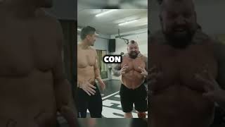 Kickboxer Profesional VS Hombre Más Fuerte Del Mundo eddiehall [upl. by Godwin354]