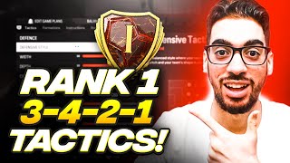 THE BEST RANK 1 META 3421 FORMATION amp CUSTOM TACTICS FOR EAFC 24 ULTIMATE TEAM [upl. by Zailer]