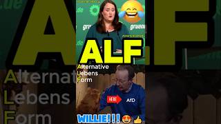 GRÜNE RICARDA SCHOCKIERT💥ALF amp WILLIE TANNER AfDFANS😂😂😂 [upl. by Alby]