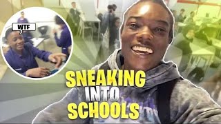 SNEAKING Into My Subscribers Schoolls 2 Mizzy Reupload [upl. by Ermey908]