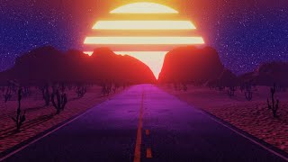 Endless Road Through Desert Screensaver 4K [upl. by Misab]