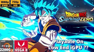 Dragon Ball Sparking Zero  Ryzen 3 2200G  VEGA 8 iGPU  16GB Ram  Optimized for low end pc [upl. by Adella143]