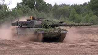 Grantiger Löwe  Panzer der Bundeswehr bei Großübung [upl. by Genovera729]