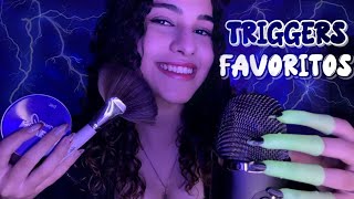 ASMR  MEUS TRIGGERS FAVORITOS DO ASMR mas talvez você não goste 🤷‍♀️ [upl. by Codi]