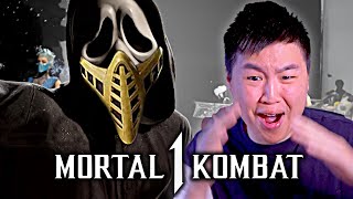 MORTAL KOMBAT 1  NEW GHOSTFACE TEASER TRAILER REACTION [upl. by Anytsirhc]