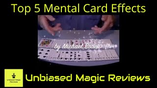 Top 5 Mental Card Effects of Michael Boden [upl. by Mitzl203]