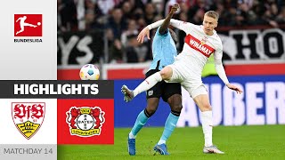 Fight for a draw  VfB Stuttgart  Bayer 04 Leverkusen 11  Highlights  MD 14 – Bundesliga 2324 [upl. by Mott]