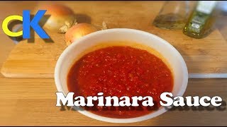 How to make Marinara Sauce Meatball SubSauce Recipe [upl. by Ammadas]