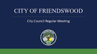 Friendswood City Council Regular MeetingSeptember 9 2024 [upl. by Hsirrehc295]