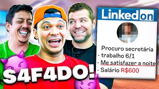 PERDERAM A NOÇÃO NAS VAGAS DE EMPREGO 🤣 ft Renato Albani amp Victor Sarro [upl. by Eralc]