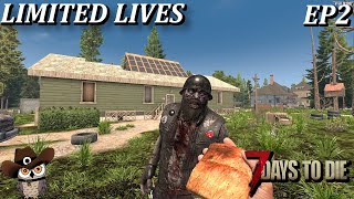 I NEED FOOD  7 Days To Die Butcher Pete Challenge Series  Ep2 [upl. by Airahcaz347]