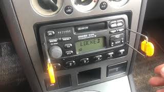 Ford 5000 RDS radio code and locked 10 [upl. by Kalagher67]