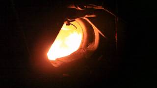 Australian Steam Trains Cabride on the Maldon line at night [upl. by Wordoow]