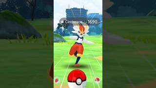 🧐new galar Cinderace in pokemon go shorts galar cinderace [upl. by Liamsi398]