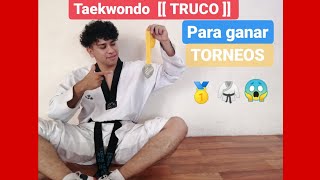 Taekwondo  TRUCO  como ganar TORNEOS [upl. by Daphna48]