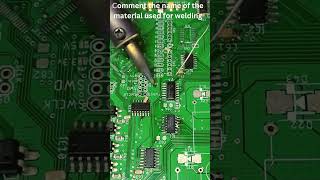 Soldering SOIC using Soldering Iron  shorts short [upl. by Harragan265]