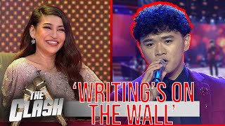 IMPRESSIVE Vilmark Viray showcases his magical voice with Writings On The Wall  The Clash 2021 [upl. by Jamnis]