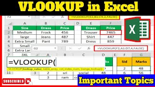 VLookup in ExcelAdvance VLookup in Excel How to use VLookup in hindi spdevelopers [upl. by Jehanna]