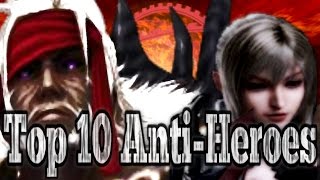 Top 10 BEST Final Fantasy AntiHero characters of all time [upl. by Anrev]