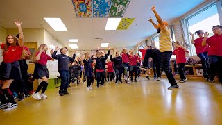 Bhangra with École Montessori in Magog Québec [upl. by Langan]