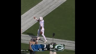 Anthony Richardson rushes for a 11yard Gain vs Green Bay Packers [upl. by Anileva201]