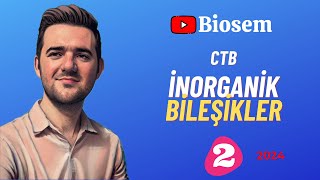 İnorganik Bileşikler  39 Günde TYT Biyoloji Kampı2  9 Sınıf Biyoloji Kampı2 yks2024 [upl. by Uird]