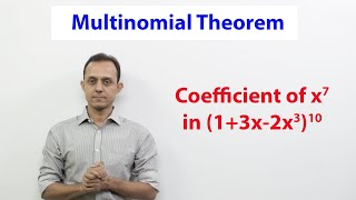 Multinomial theorem SE3 Coefficient of x7 in 13x2x310 [upl. by Loram273]