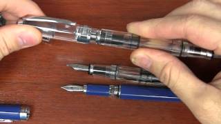 TWSBI 580 Classic and Mini Fountain Pen Comparison [upl. by Deeraf]