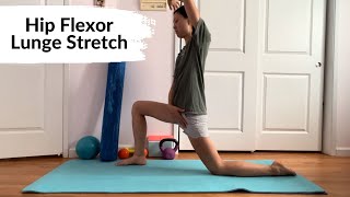 Hip flexor stretch  Psoas release [upl. by Aihsemak]