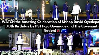 SEE HOW BISHOP OYEDEPO RECEIVES EARLY BIRTHDAY SURPRISE FROM PST POJU OYEMADE🎉🔥😁 WATCH NOW 🔥🎉 [upl. by Ititrefen]