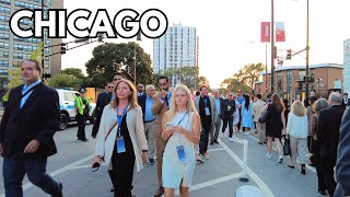 Chicago 2024 DNC Convention  Protesters amp Attendees  1st Day on MondayAugust 19 2024 [upl. by Syla]